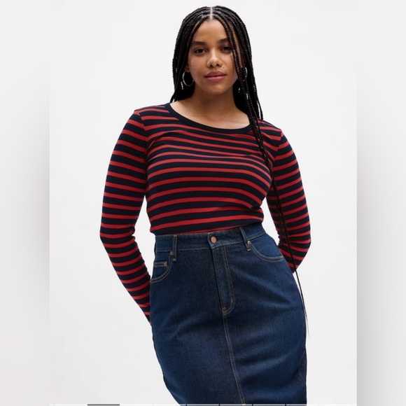 FAVORITE CREWNECK T SHIRT SOFT JERSEY KNIT SIZE L  LONG SLEEVE - Picture 4 of 7